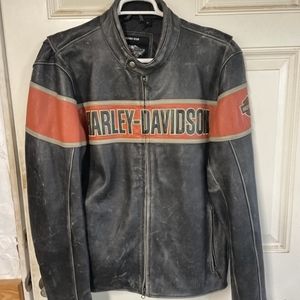 Harley-Davidson Distressed Leather Jacket